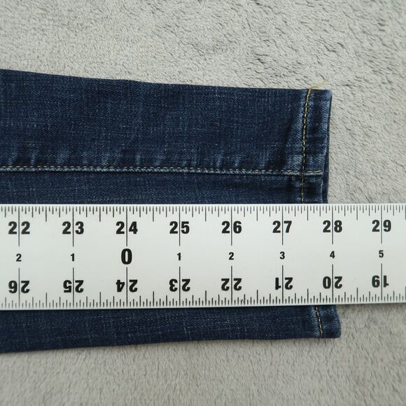 Levi's 721 Jeans Women's Size 28 Blue High-Rise Skinny Denim 28" Inseam Stretch - Picture 4 of 16